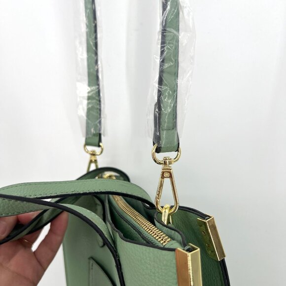 NWOT Steve Madden Basil Green Mini Tote Bag Crossbody 3 Compartment - Picture 6 of 12